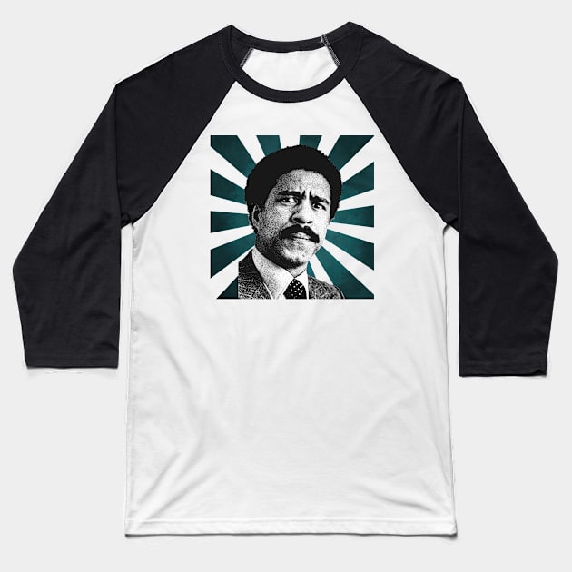 Richard Pryor II Retro Pixel II 70s Baseball T-Shirt by Simple Craft Shop